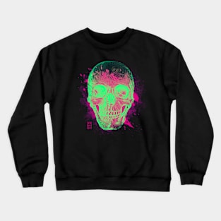 Neon Skull Crewneck Sweatshirt